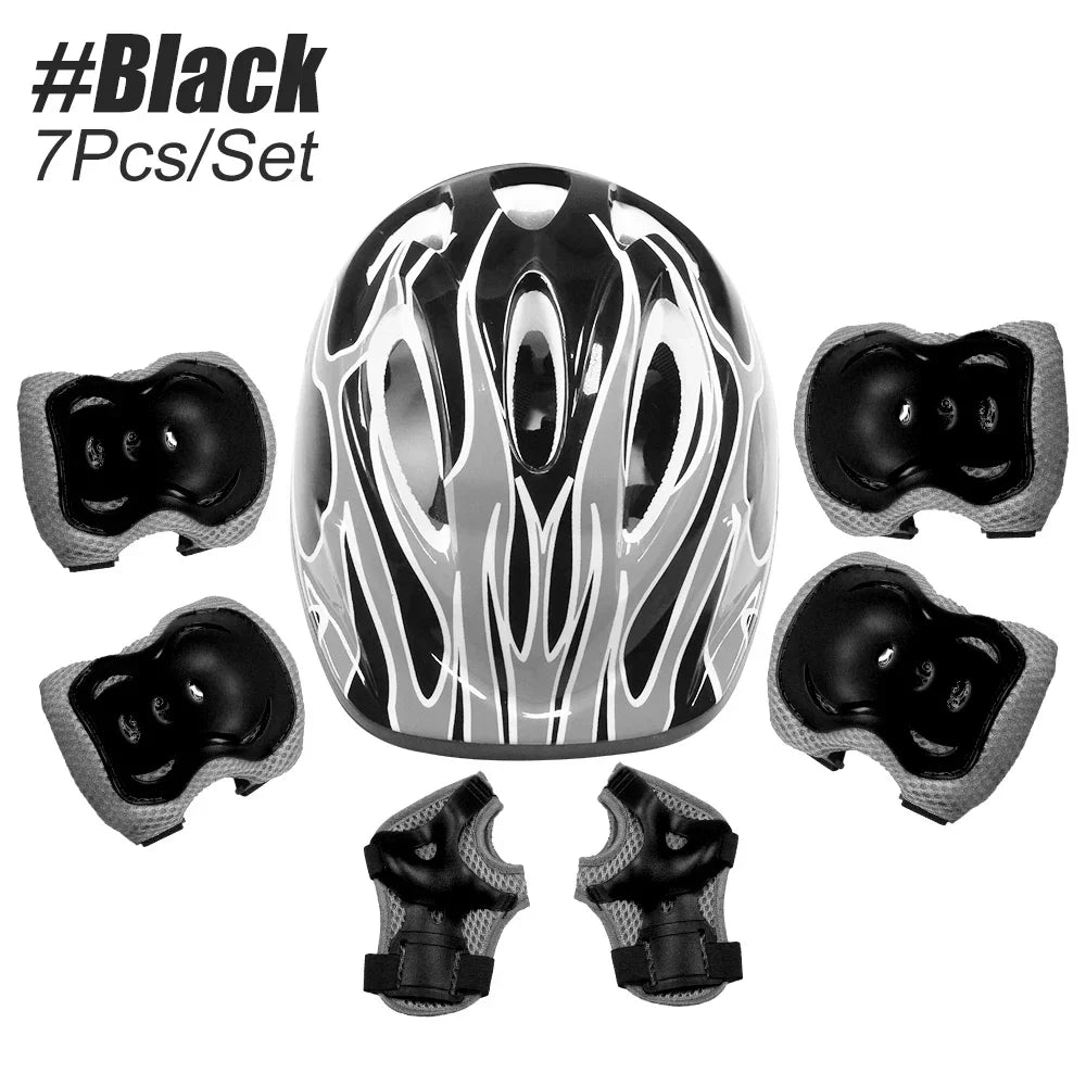 Kids Safety Helmet Set