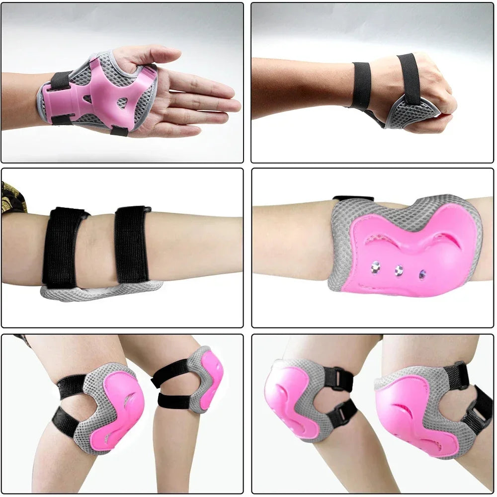 Kids Safety Helmet Set