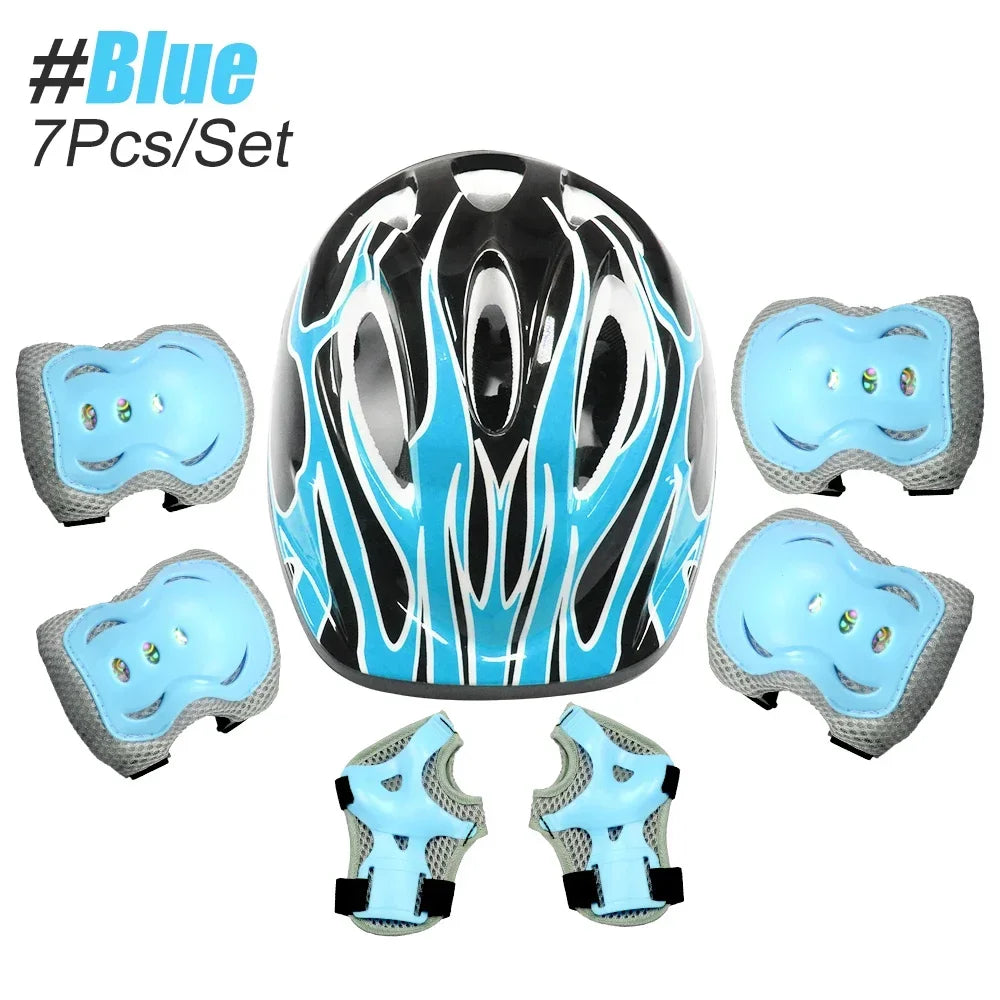 Kids Safety Helmet Set