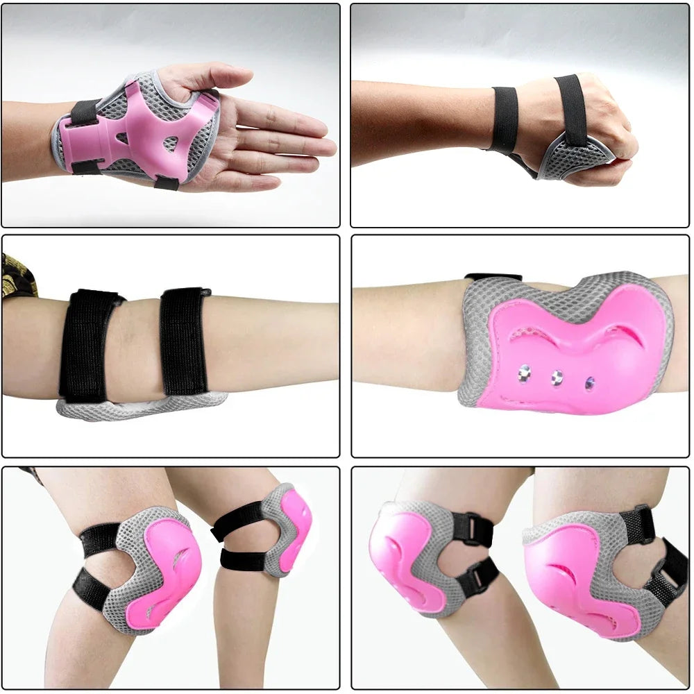 Kids Safety Helmet Set