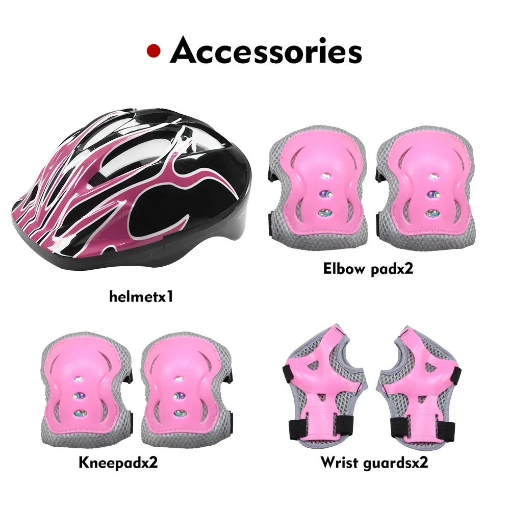 Kids Safety Helmet Set